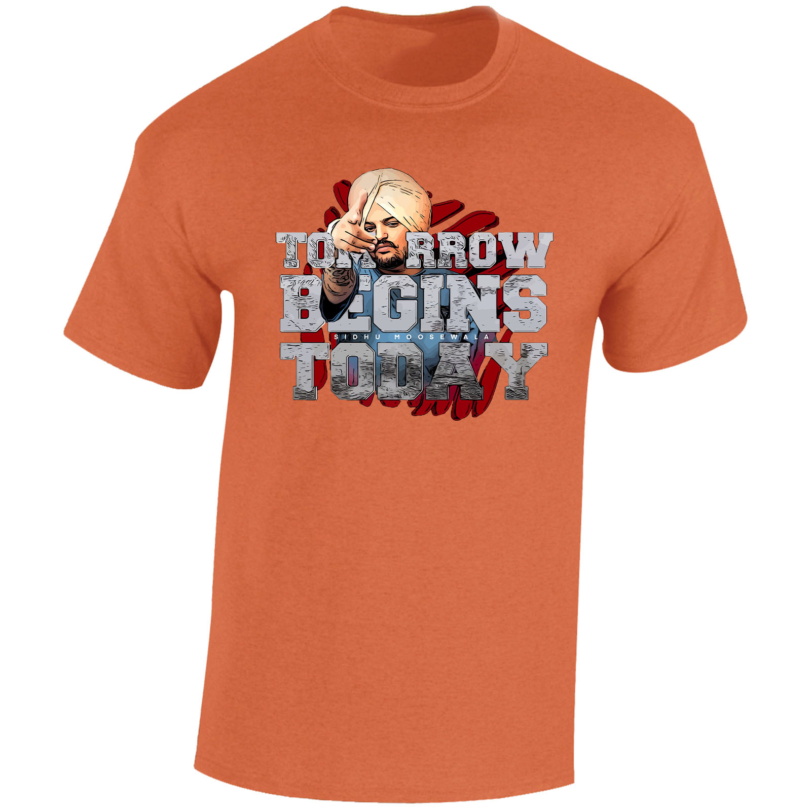 Camiseta para hombre Sidhu Moosewala rapero punjabi cantante canción hip hop regalo camiseta - Imagen 18 de 22