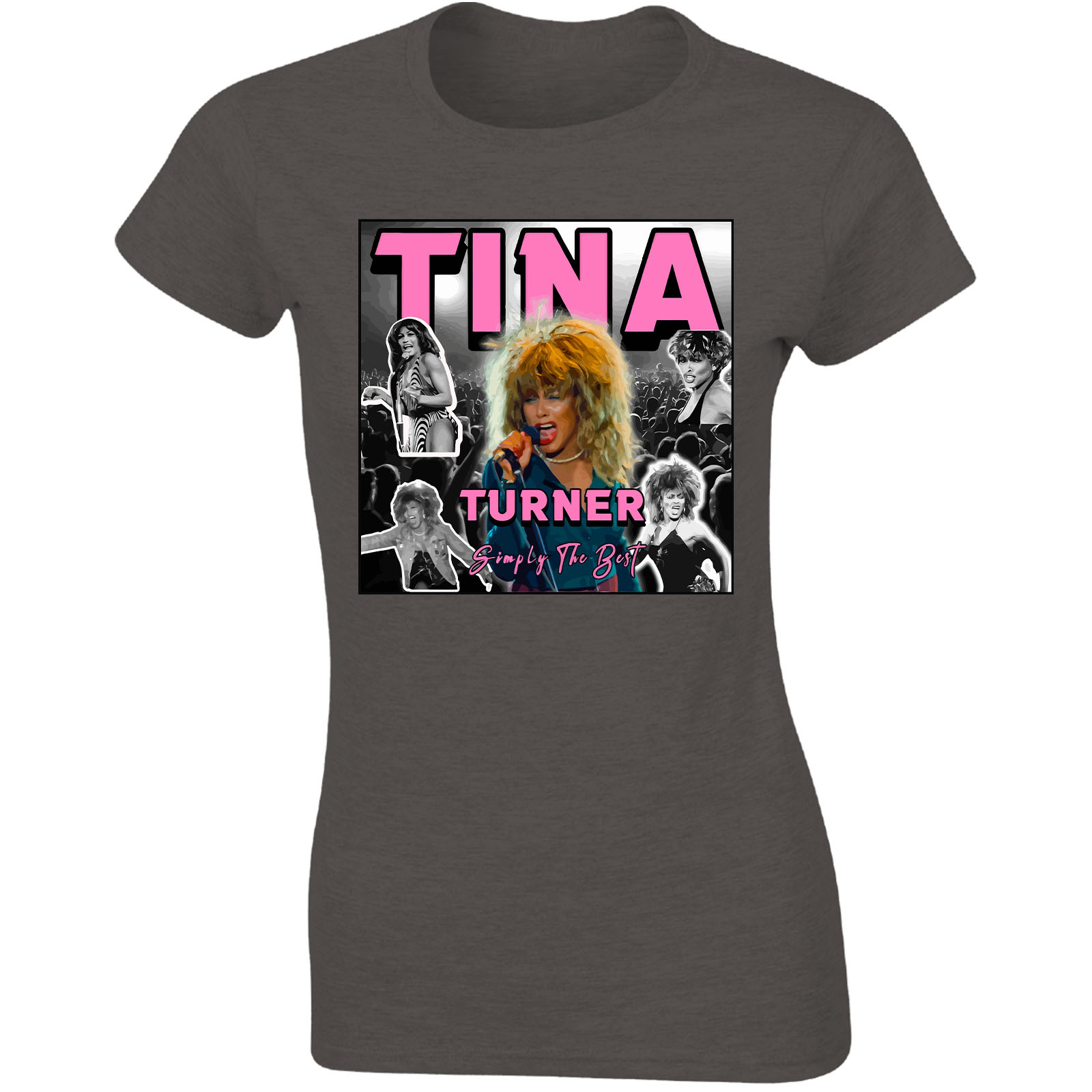 Tina Turner Damen T-Shirt Tribute Musik Sängerin Tanz Rock Art Frauen Geschenk T-Shirt - Bild 13 von 20