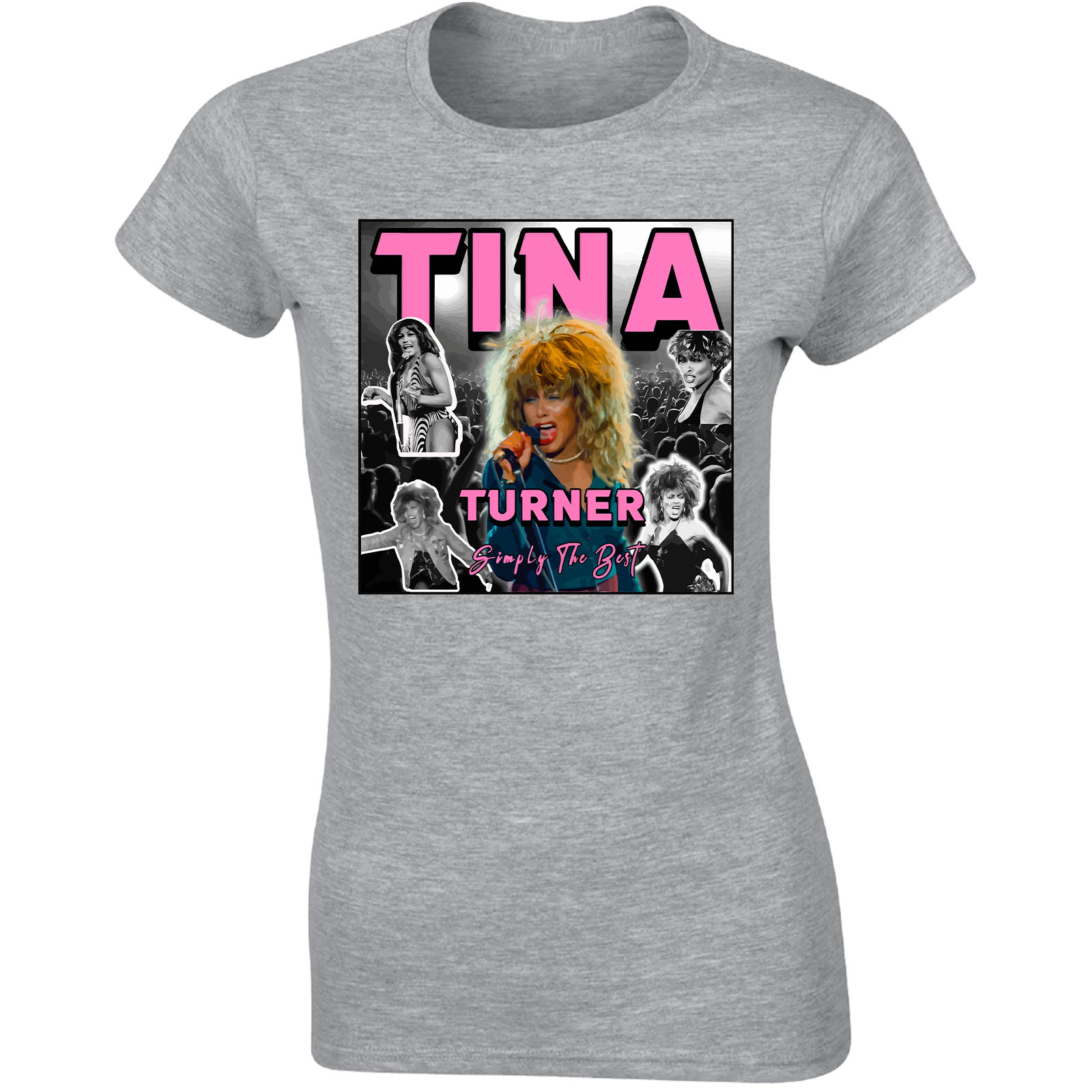 Tina Turner Damen T-Shirt Tribute Musik Sängerin Tanz Rock Art Frauen Geschenk T-Shirt - Bild 19 von 20