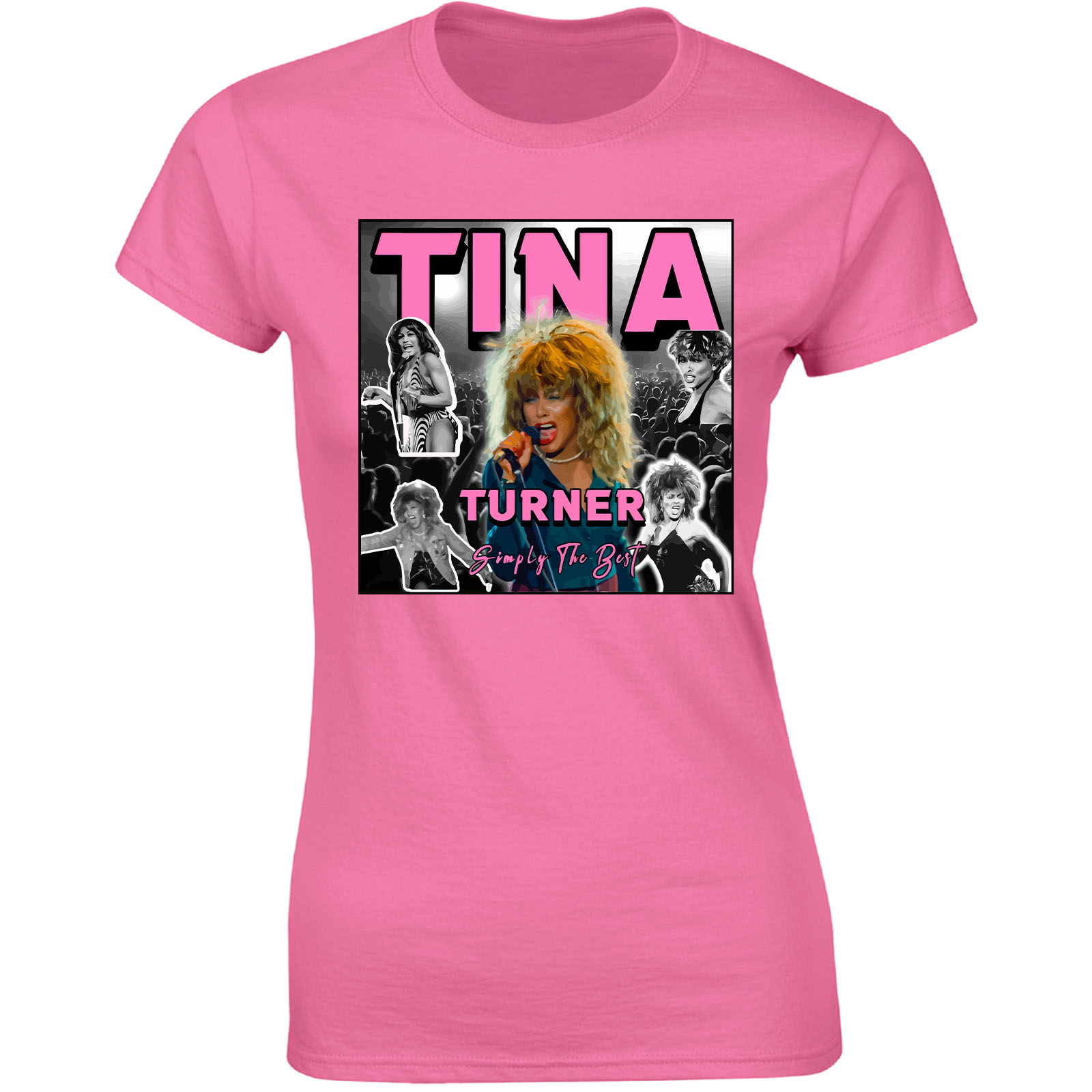 Tina Turner Damen T-Shirt Tribute Musik Sängerin Tanz Rock Art Frauen Geschenk T-Shirt - Bild 11 von 20