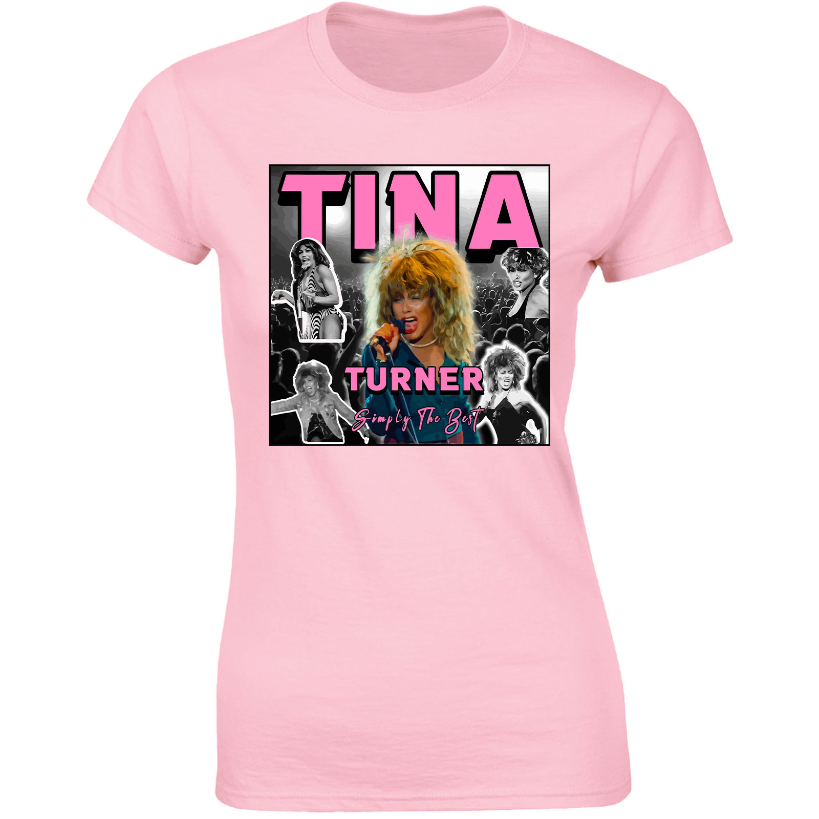 Tina Turner Damen T-Shirt Tribute Musik Sängerin Tanz Rock Art Frauen Geschenk T-Shirt - Bild 15 von 20