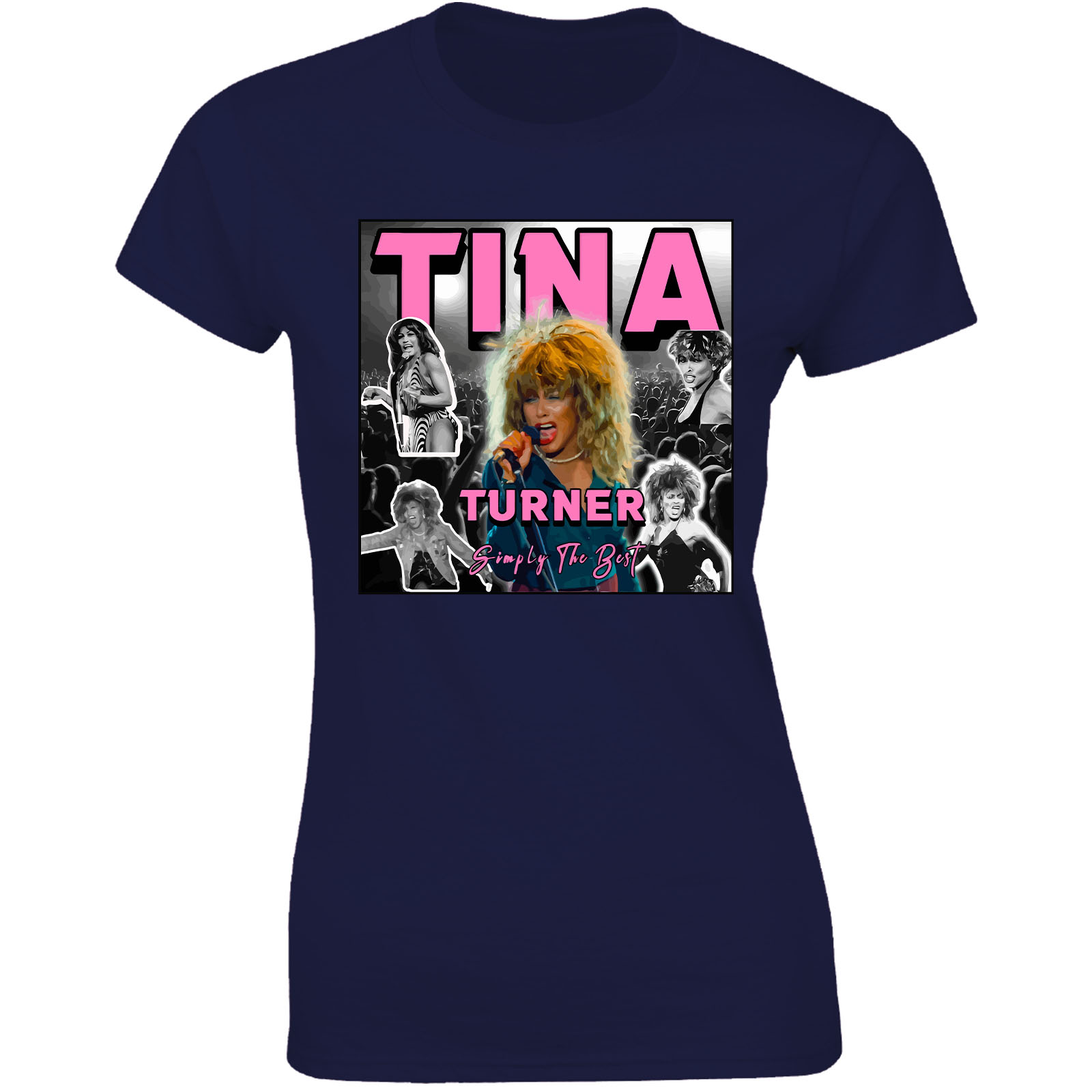 Tina Turner Damen T-Shirt Tribute Musik Sängerin Tanz Rock Art Frauen Geschenk T-Shirt - Bild 16 von 20