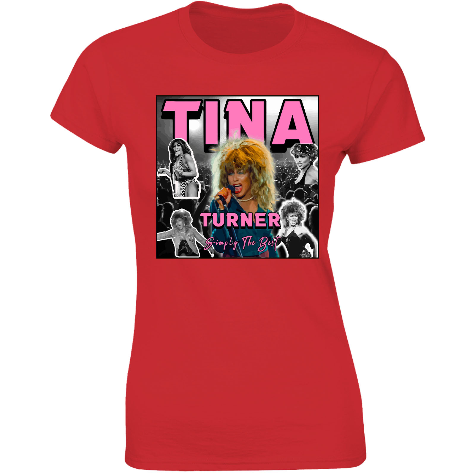 Tina Turner Damen T-Shirt Tribute Musik Sängerin Tanz Rock Art Frauen Geschenk T-Shirt - Bild 18 von 20