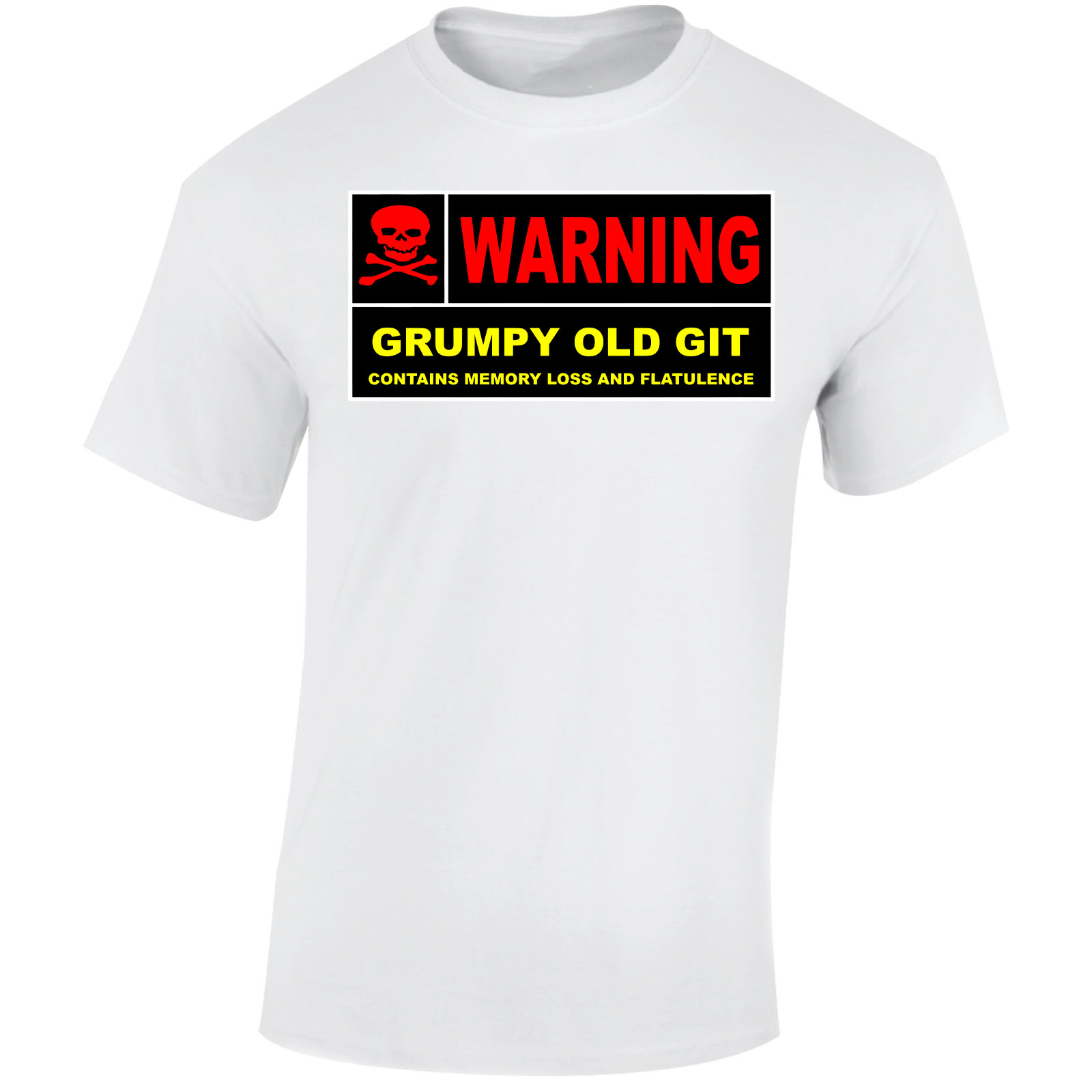 Warning Grumpy Old Git Mens T Shirt Funny Fathers Day 2023 T Tshirt